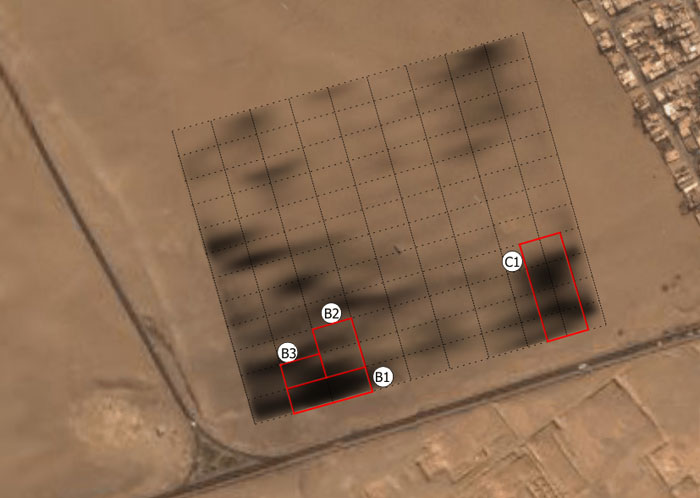 Pachacamac - Ground penetrating radar survey - preliminary survey results